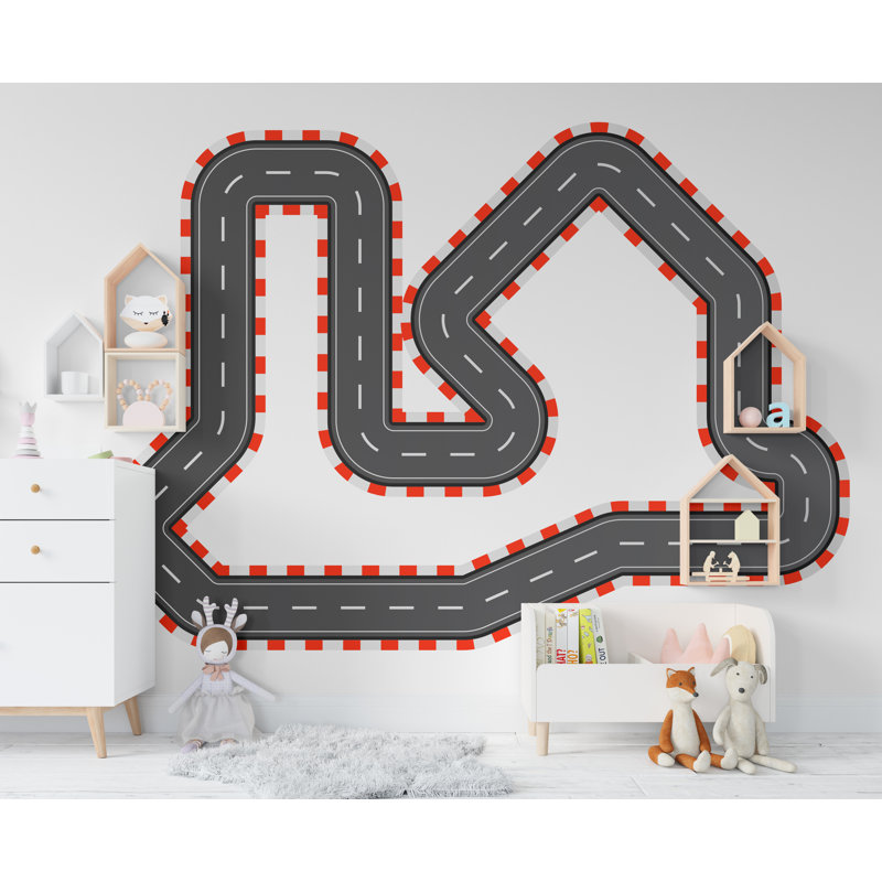 Adhésif en vinyle de course automobile, H 10 po x l 14 po
