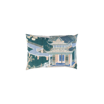 Coussin turc en soie fine 16 po x 24 po