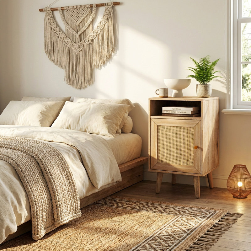 40cm W Bedside Table