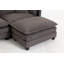 Canapé modulaire moderne à 3 sièges avec repose-pieds de 114,17 po-532564726