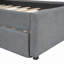Lit plateforme tapissier Teddy