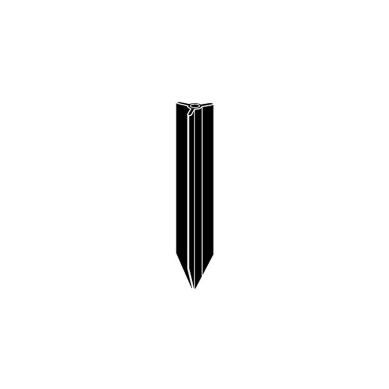 14" Black In-Ground Mounting Stake