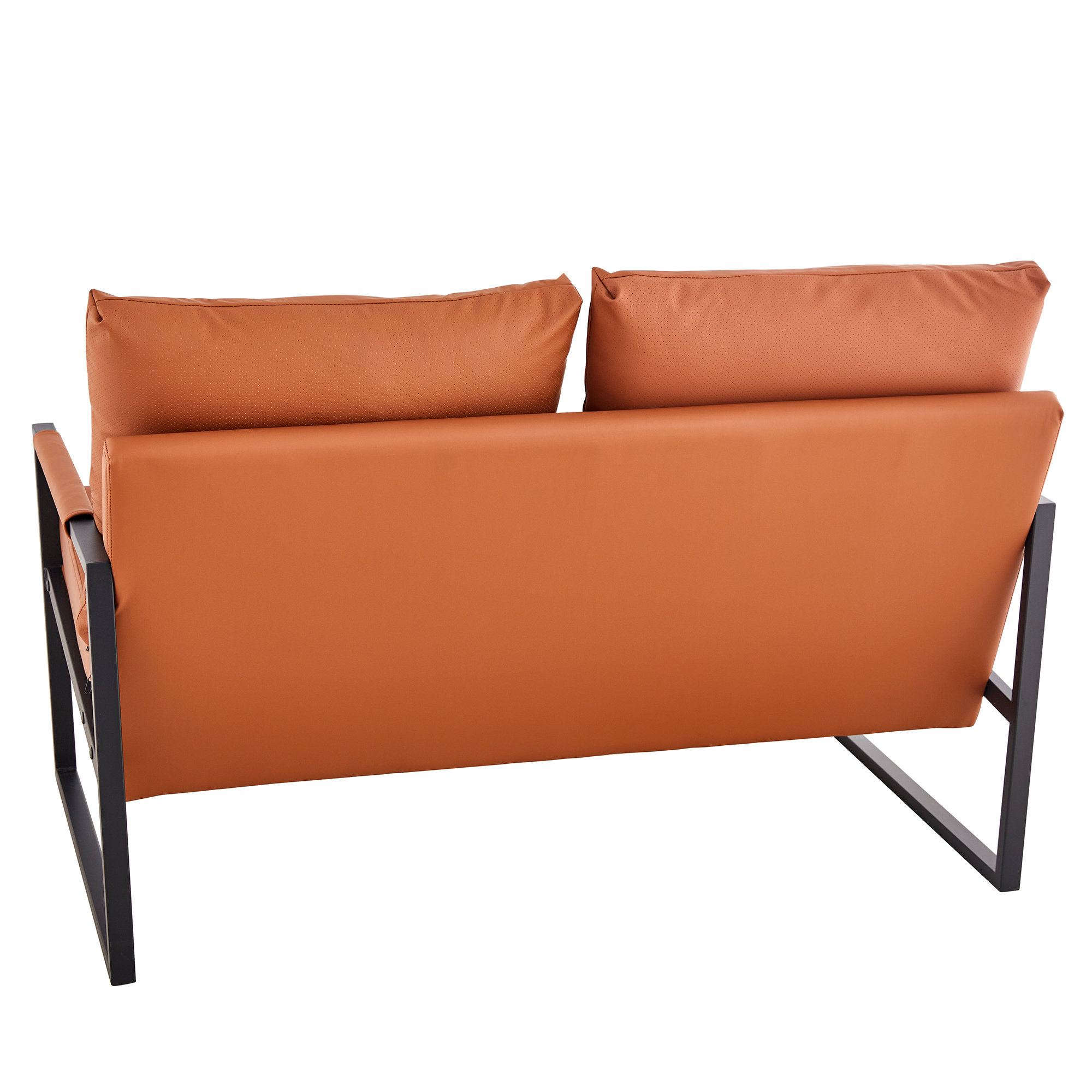 Ebern Designs Faux Leather 46.1'' Reception Loveseat - Wayfair Canada