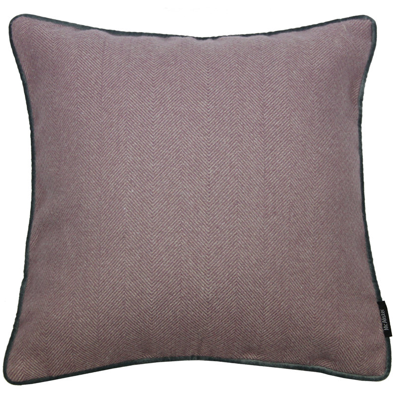 Suwanee Square Cushion, 60 x 60cm, Lilac/Grey