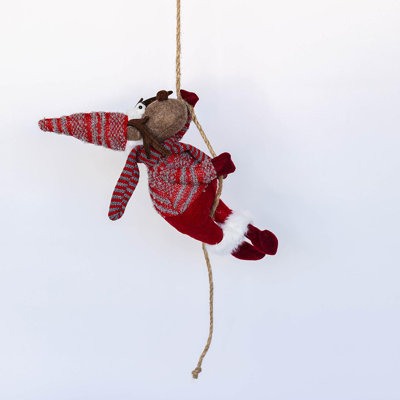 Décoration de cerf prêt pour l'hiver