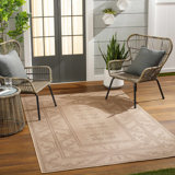 Jamir Khaki Machine Washable Area Rug