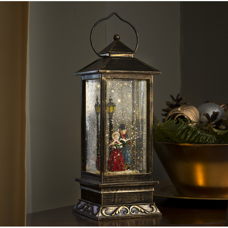 Snowy Serenades Christmas People Lantern