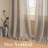 Linen Blended Textured Semi-Sheer Grommet Curtains - 37"/52" Widths Semi-Private & Light-Filtering Linen-Style Panels for Bedroom -299404359-299404358