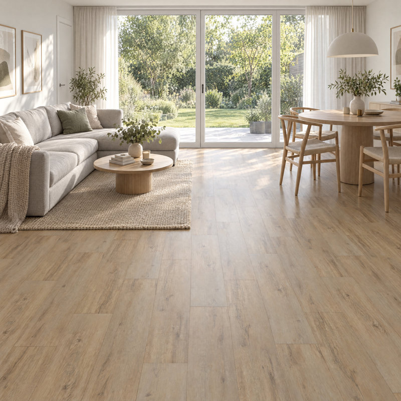 Planches de vinyle Blues SPC - 48 po x 12 po - Chêne marcheur