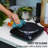 OVENTE Electric Countertop Single Burner, 1000W Cooktop with 7.25 Inch Cast Iron Hot Plate, 5 Level Temperature Control, Compact Cooking Stove and Easy to Clean Stainless Steel Base, Black BGS101B-90705760