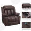 Grand fauteuil inclinable électrique avec massage et chaleur pour personnes âgées-151722048