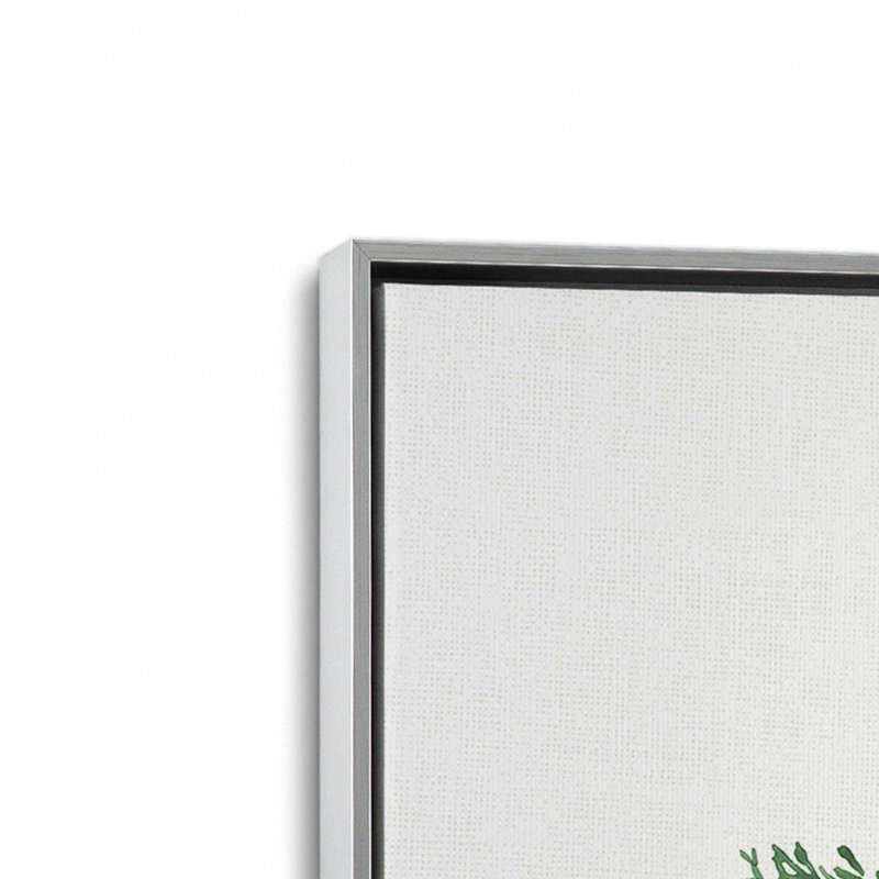 Silent Pines, ensemble de 2 impressions sur toile, H 13 po x l 18 po, Impression encadrée sans passe-partout, Chrome poli