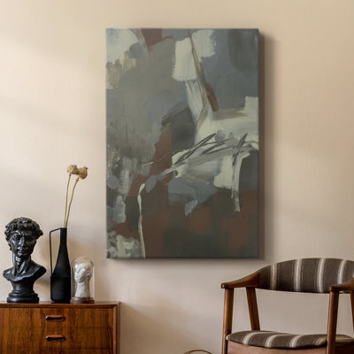 Mudstone Graffiti I -Custom Wrapped Gallery Cavas