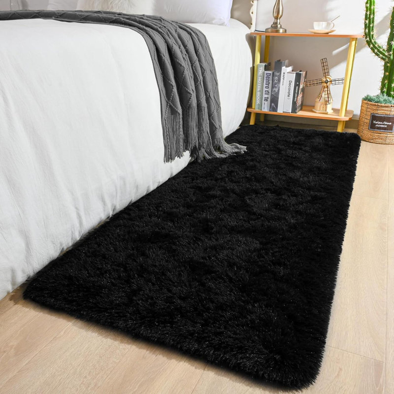 Bedroom Runner Rug Fluffy Bedside Kids Room Rugs Living Room Shag Throw Rug For Nursery Entryway Fuzzy Indoor Area Carpet Cute Rugs For Baby Room Dorm Décor