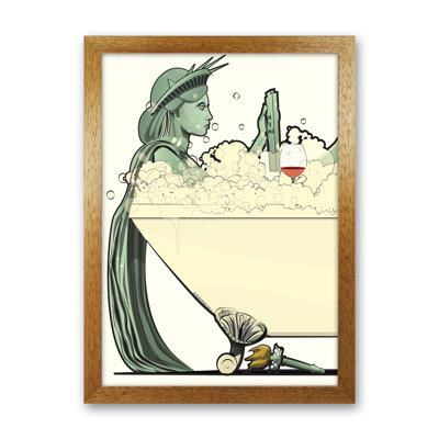 Statue Of Liberty Bath - Print