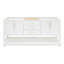 Base de meuble-lavabo double 72 po Pawley en blanc seulement-76034503