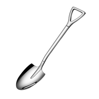 Shovel spoon Stainless Steel Shovel Spoon Dessert Spoon/ice Cream Spoon/coffee Spoon/watermelon Spoon/cake Spoon Summer Ice Cream Interesting Cake Spoon