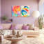 2 Piece Wrapped Canvas Wall Art