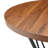 Single-piece bar table and chair set