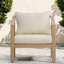 Ensemble de 2 chaises longues Modern Patio, siège profond en bois d'acacia