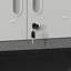 Metal Wall-Mounted Tool Storage Cabinet With Locking Door And 1 Shelf