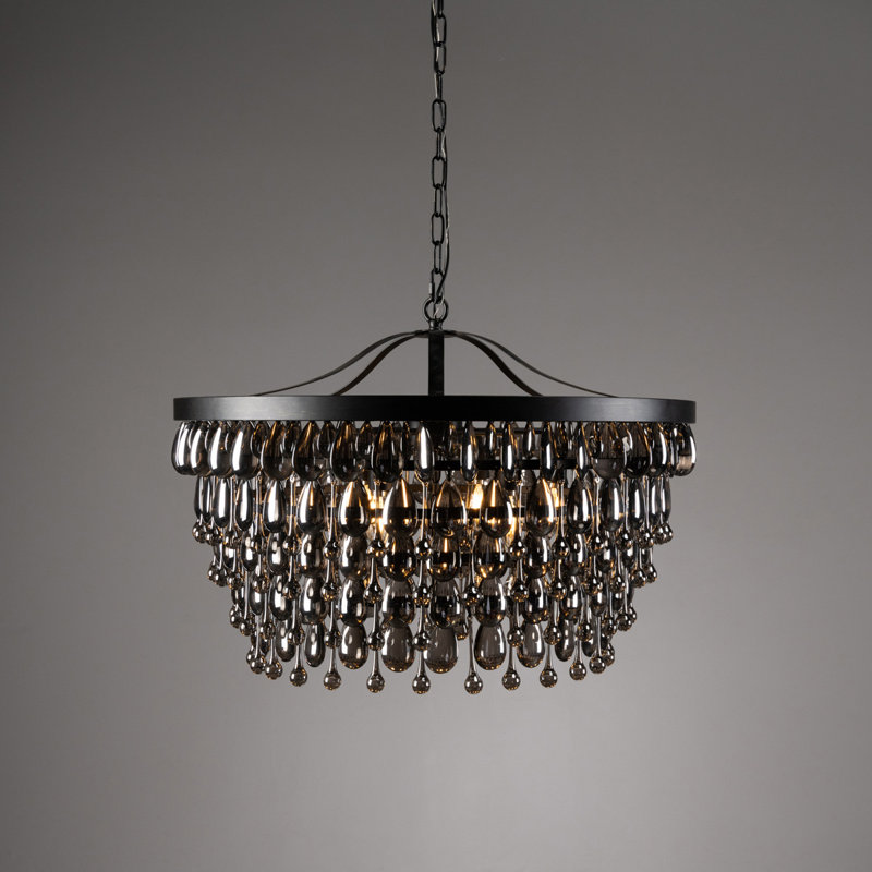 Lustre cylindrique unique à 7 lumières Renata
