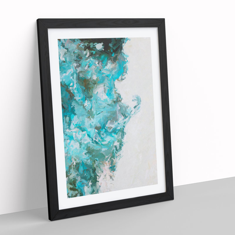 Complete Control Abstract - Framed Print, Black Framed, 64cm H x 46cm W x 2cm D