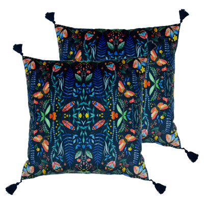 Floral Square Cushion