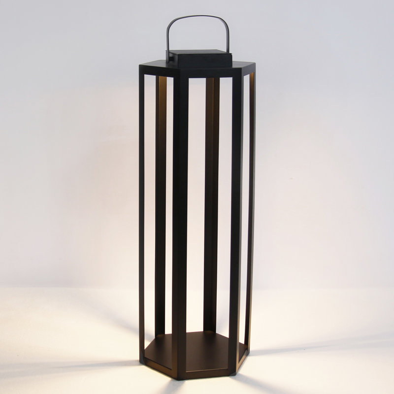 JOYCE SOLAR LANTERN 30", Black, 30"