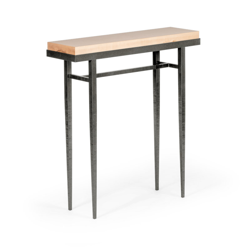 Wick Console Table, Natural Iron, 32" H x  30" W x 8.5" D, Natural