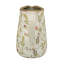 Vase rond en céramique 6,3 x 4,5 x 7,1 po avec motifs floraux multicolores