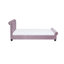 Mitzi Upholstered Velvet Sleigh Bed-32968113-32968116