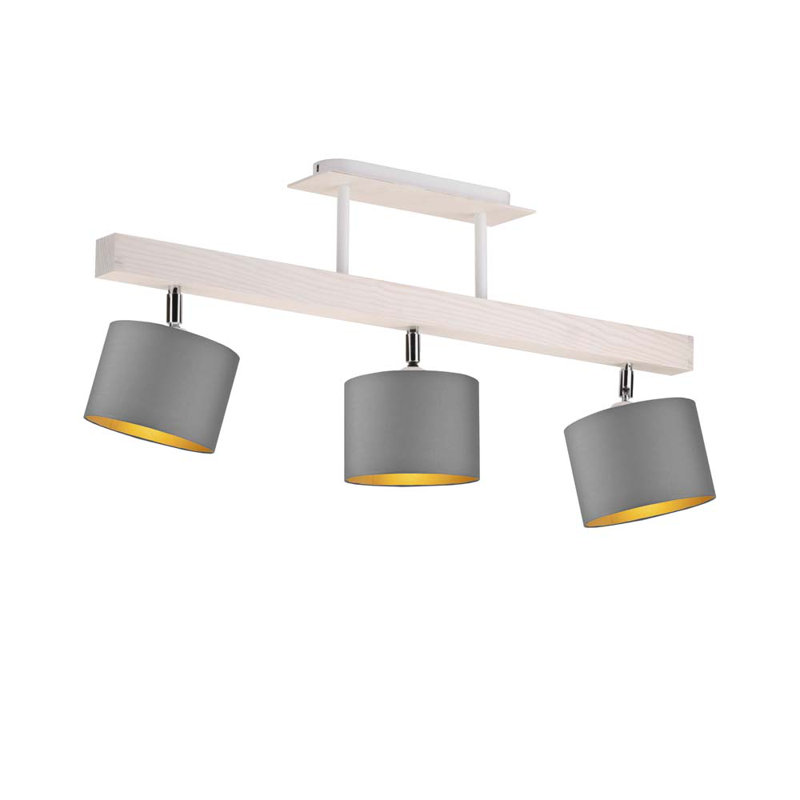Fionn 3 - Light Kitchen Island Pendant, Grey, Beige