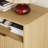 Fluted Smart Nightstand With Charging Station, Voice-Controlled Led Light, Bedside Table With Shelf And Cabinet-161340999