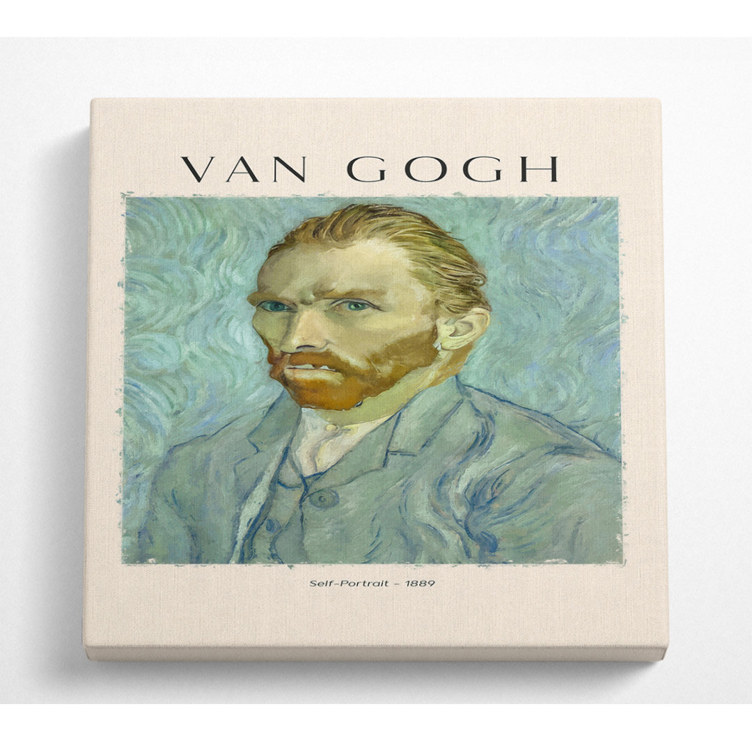 Selbstporträt - 1889 von Vincent Van Gogh - Kunstdrucke auf Leinwand