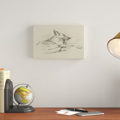 Dog Days IV 1 Piece Wall Art