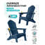Ensemble de chaises pliantes pour 4 personnes Adirondack-1375324142