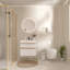Meuble-lavabo mural avec lavabo en acrylique intégré-97587643