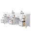 Beckett 84" Freestanding Double Bathroom Vanity with Quartz Top-1178985726-1178985671-1178985723