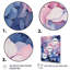 Fleurs d'hortensia roses et bleues sur toile-511860344-511860349