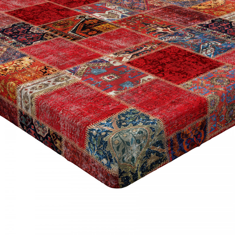 Microfiber Patchwork Fitted Sheet, Full Fitted Sheet