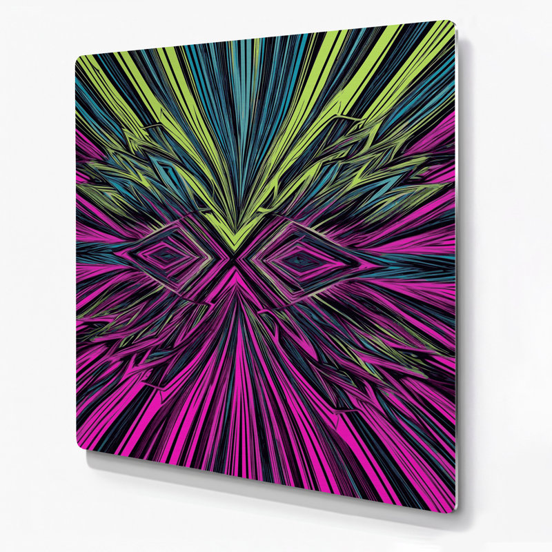 Art mural Op mauve 30, H 144 po x l 144 po x P 0,05 po