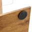 Table moderne en verre trempé minimaliste - Dessus et pieds de 0,39 po d'épaisseur.