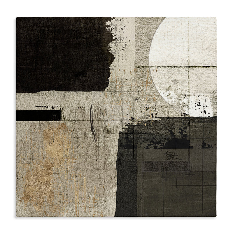 «Rustic Neutral Shapes», art mural par Susan Jill, H 36 po x l 36 po