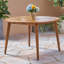 Table d'extérieur en bois, 48,07 po de diamètre, finition, base pour patio à pieds carrés, rehausse la surface-910293413-910293408