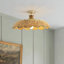 Plafonnier encastré Aurelia Rattan-123293553