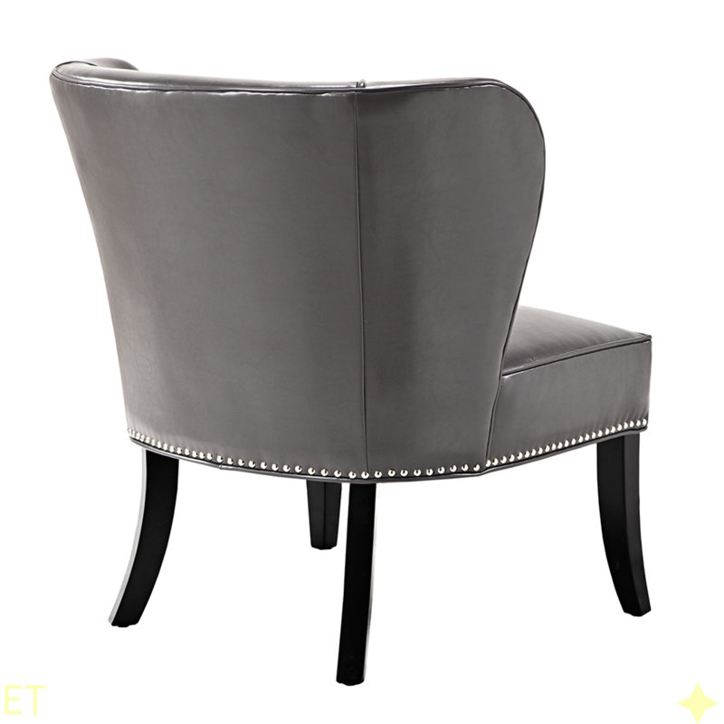 Fauteuil d'appoint sans accoudoirs, Gris