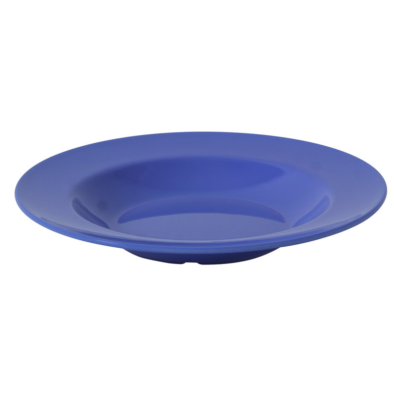 Mélamine Milestone 16 oz liq. Plat à pâtes, Bleu, 13 oz