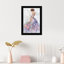 Violet, rose et bleus - impression-72525460-72525465