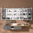 60" W × 30" H Recessed Or Surface Mount Frameless Aluminum White Medicine Cabinet With Bathroom Mirror And 3 Adjustable Glass Shelves